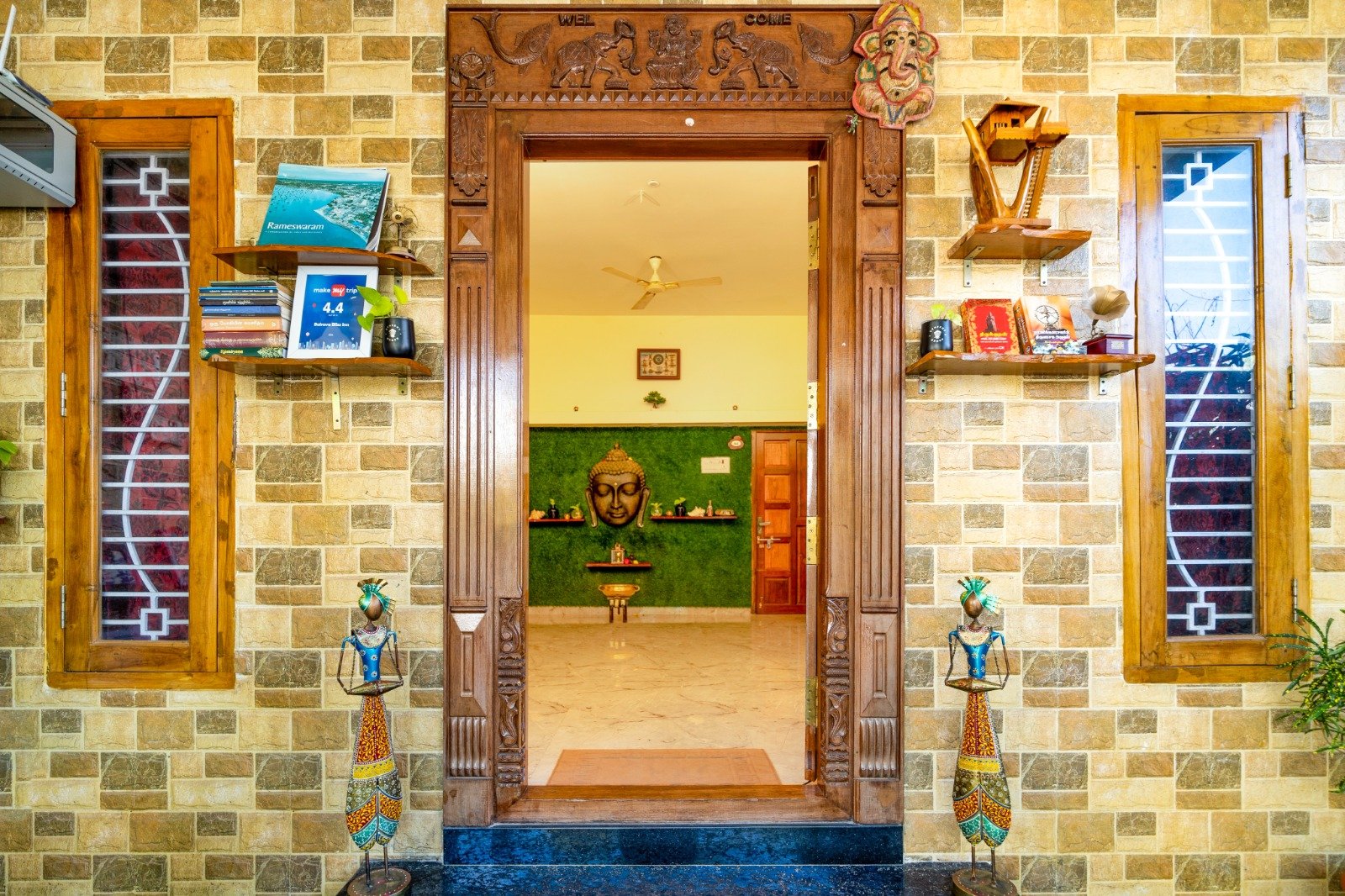 Reception entrance at Bairava Bliss Inn